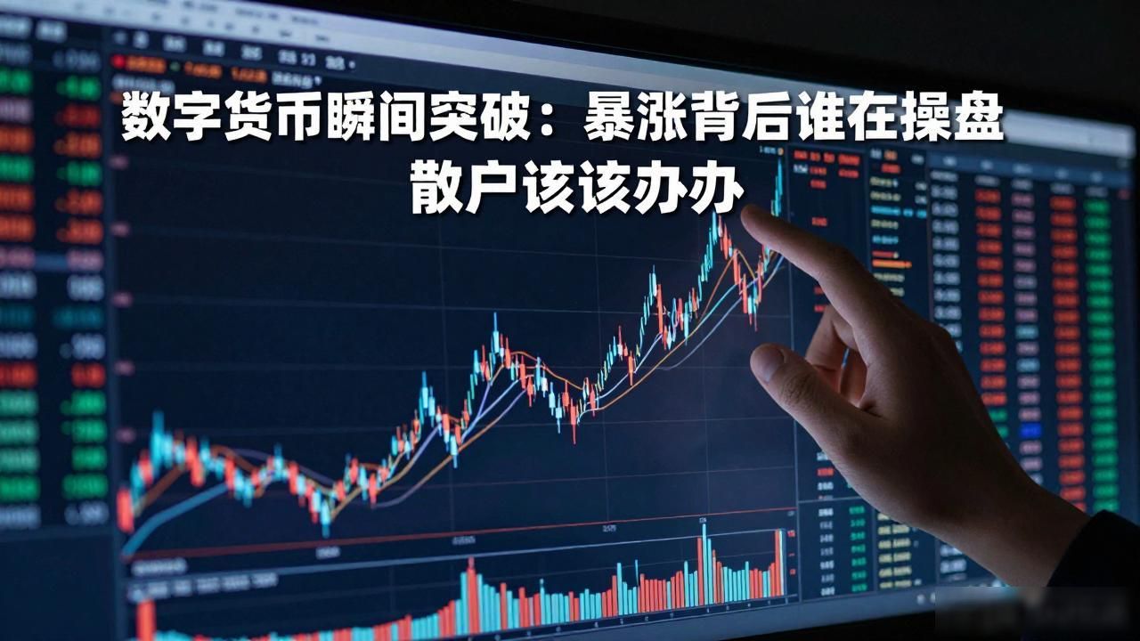 数字货币瞬间突破:暴涨背后谁在操盘 散户该怎么办