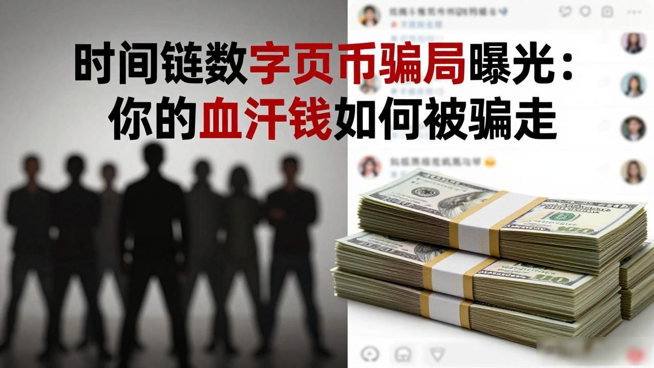 时间链数字货币骗局曝光:你的血汗钱如何被骗走